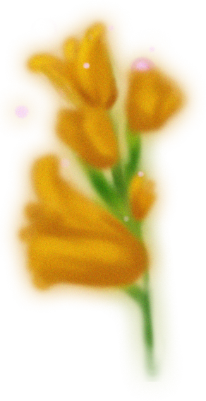 Grainy Gradient Flowers