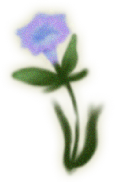 Grainy Gradient Flower