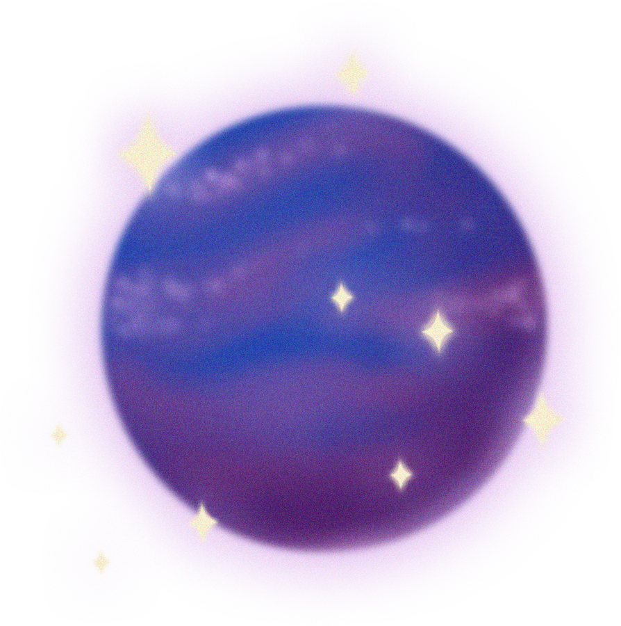 Grainy Gradient Planet