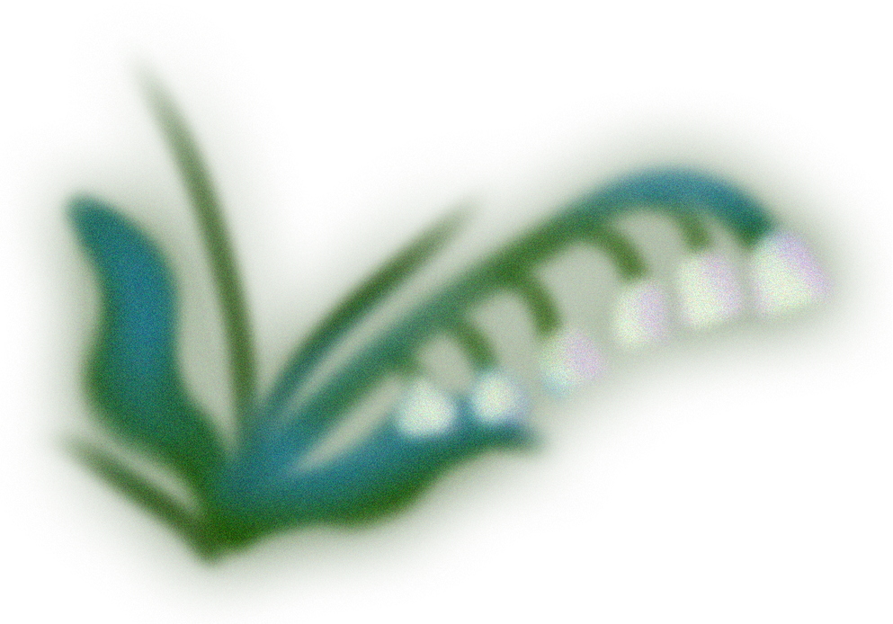 Grainy Gradient Flowers